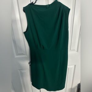 Sleeveless High Neck Business Bodycon Pencil Dress